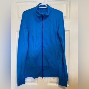 🌷Lululemon Nice Asana Jacket Size 8 Blue Zip Athletic Jacket 3/$30